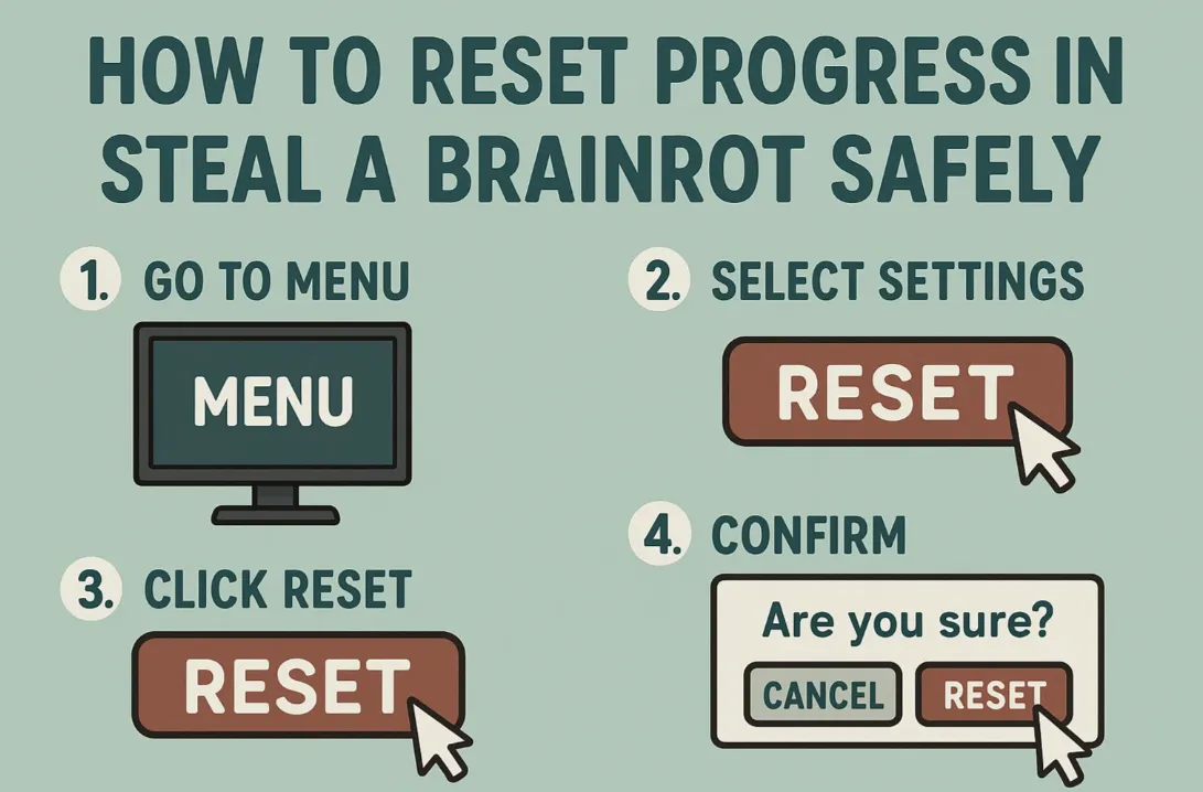 How to Reset Progress in Steal A Brainrot Safely