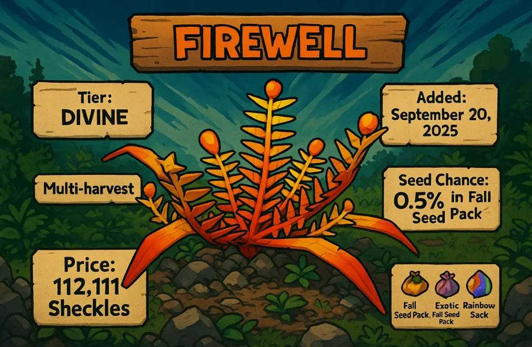 How to Get Firewell in Grow a Garden