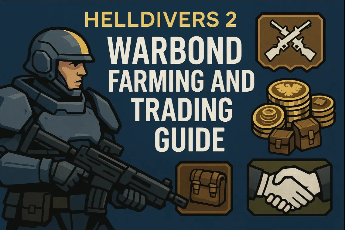 Helldivers 2 Warbond Farming and Trading Guide