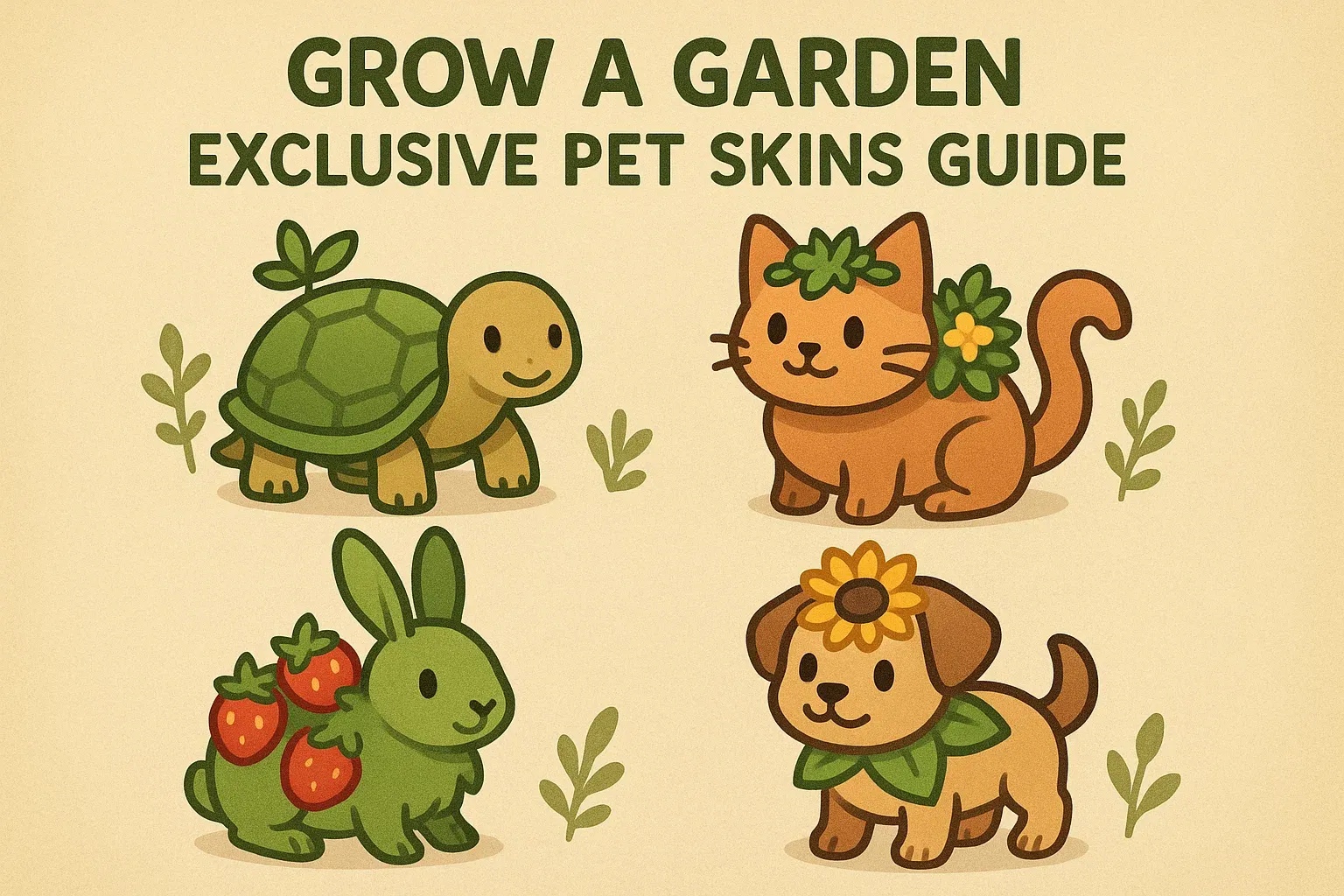 Grow A Garden Exclusive Pet Skins Guide