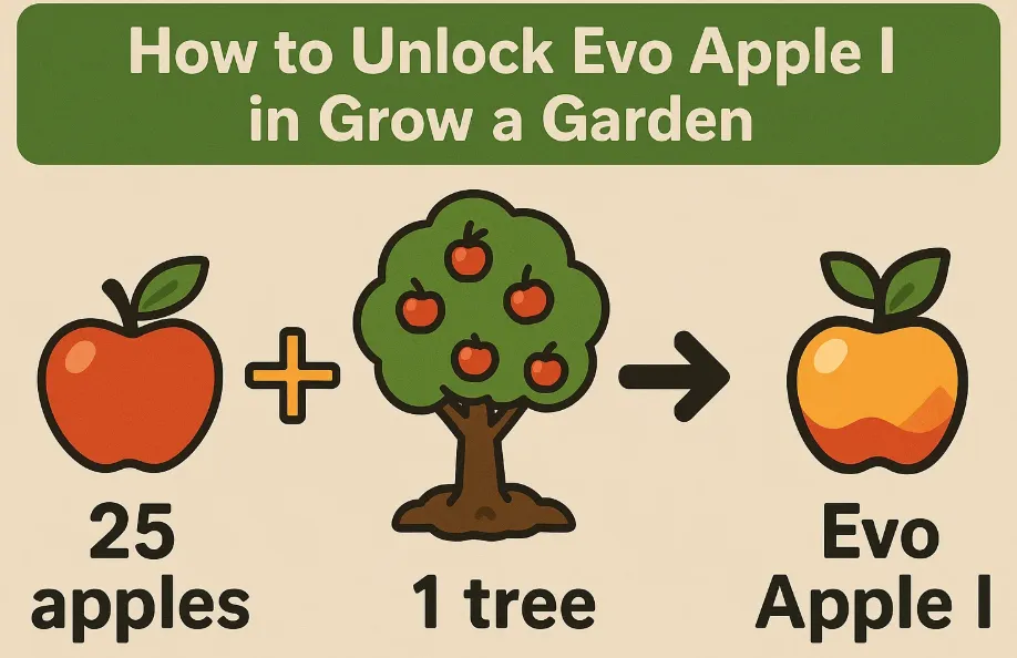 How to Unlock Evo Apple I in Grow a Garden