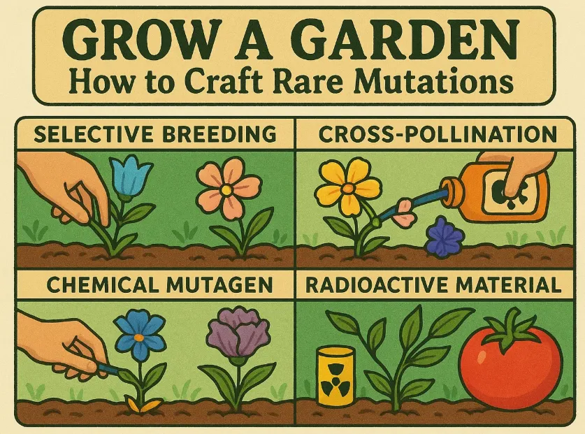 Grow A Garden: How to Craft Rare Mutations